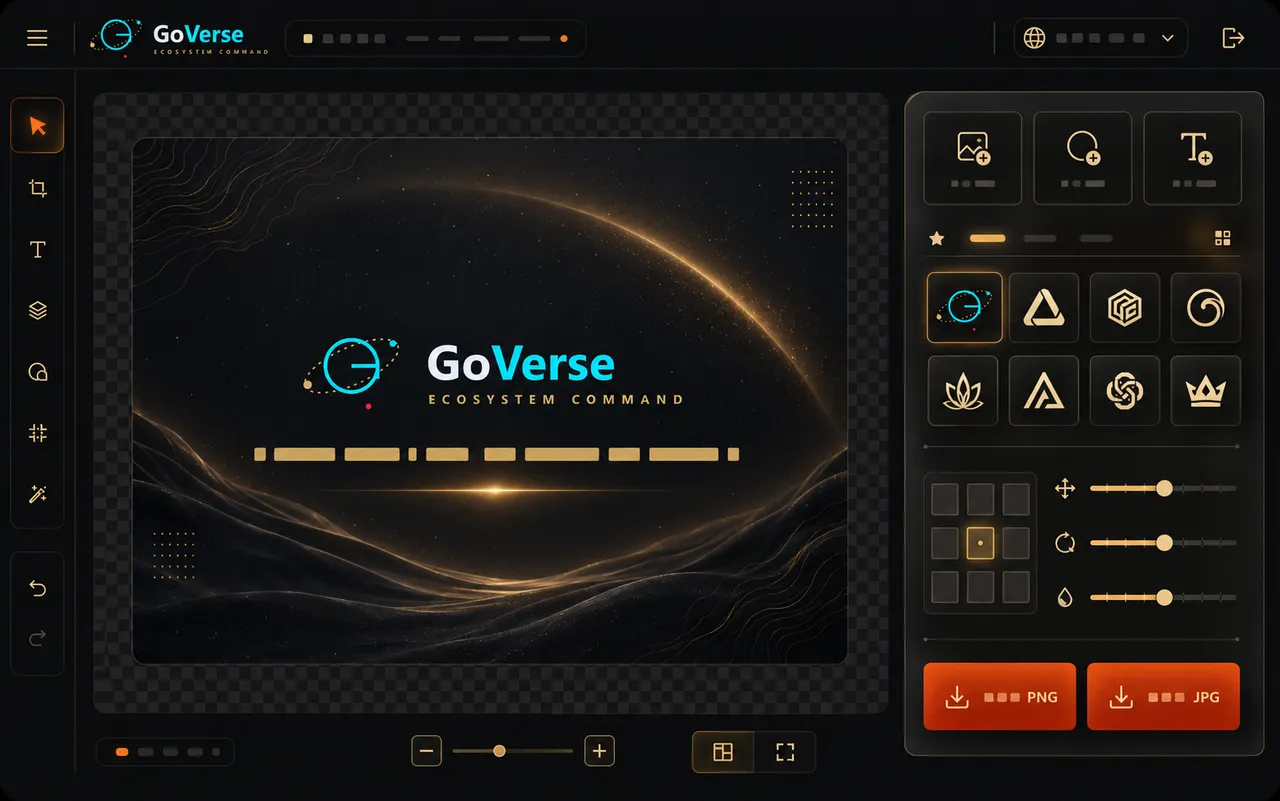 GoBranding canvas editor interface