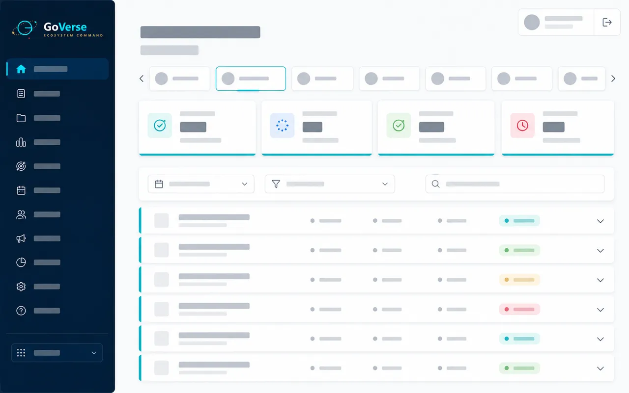 GoMarketing CMS interface